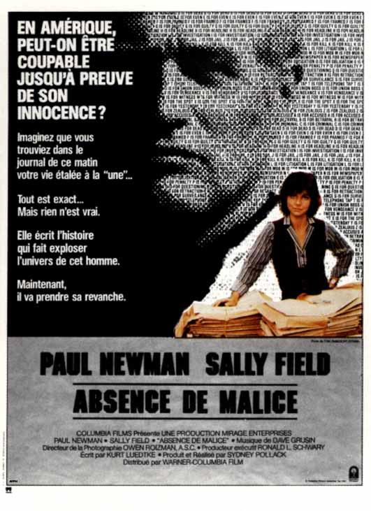 ABSENCE DE MALICE